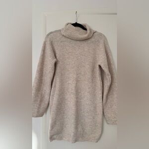 MOTF Beige Cowl Neck Sweater